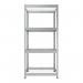 RB Boss FastLok All Weather 4x Tier Shelving Unit - 1600x750x350mm 175kgs UDL - Powdercoated 13798