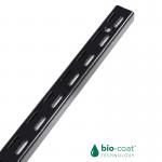 Bio-Coat Antibacterial Twin Slot Upright - 1000mm - Black - 2 Pack 15300-BLK