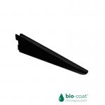 Bio-Coat Antibacterial Twin Slot U Bracket - 270mm - Black - 10 Pack 15352-BLK