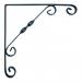 Ornamental Scroll Bracket - 4x4in - Granite - 10 Pack 4671-0115-55