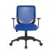 Medium Back Operator Armchair with Black Base - Blue 95ATG/BK-BL