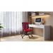Medium Back Operator Armchair with Black Base - Red 95ATG/BK-RD