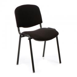 Iso Black Framed Stackable Conference Meeting Chair