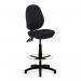 Java 200 Medium Back Draughtsman Chair - Twin Lever - Black BCF/P505/BK/FCK