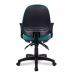 Java 300 Medium Back Synchronous Operator Chair - Triple Lever with Fixed Arms - Green BCF/P606/GN/A