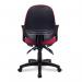 Java 300 Medium Back Synchronous Operator Chair - Triple Lever with Fixed Arms - Red BCF/P606/RD/A