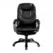 Kiev Luxurious High Back Leather Executive Chair - Black BCL/U646/LBK