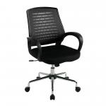 Carousel Medium Mesh Back Operator Chair - Black BCM/F1203/BK