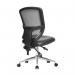 Nexus High Back Designer Mesh Operator Chair with Sculptured Lumbar and Spine Support - Black Vinyl BCM/K512/BKV