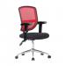Nexus Medium Back Designer Mesh Operator Chair with Sculptured Lumbar and Spine Support - Red BCM/K512/RD