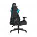 This photo showcases a sleek blue Nautilus Designs Gaming Chair with 4D multi-dimensional armrests and a 155° tilt feature. The ergonomic design provides maximum comfort for extended gaming sessions.