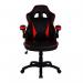 Predator Executive Ergonomic Gaming Style Office Chair with Folding Arms, Integral Headrest and Lumbar Support - BlackRed BCP/H600/BK/RD