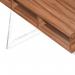 Vienna Compact Two Tier Workstation with Stylish Feature Frame and Upper Storage Shelf - White Frame - Walnut Finish BDW/I203/WH-WN
