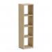 Boon - 4x Cube Shelf Storage System - 1470x390x330mm - Oak BOON10-OAK