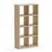 Boon - 8x Cube Shelf Storage System - 1470x740x330mm - Oak BOON11-OAK