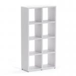 Boon - 8x Cube Shelf Storage System - 1470x740x330mm - White BOON11-WHT