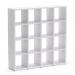 Boon - 16x Cube Shelf Storage System - 1470x1450x330mm - White BOON12-WHT