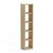 Boon - 5x Cube Shelf Storage System - 1830x380x330mm - Oak BOON14-OAK