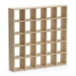 Boon - 25x Cube Shelf Storage System - 1830x1810x330mm - Oak BOON18-OAK