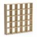 Boon - 25x Cube Shelf Storage System - 1830x1810x330mm - Oak BOON18-OAK