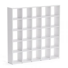 Nautilus Designs Boon - 25x Cube Shelf Storage System - 1830x1810x330mm - White BOON18-WHT