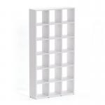 Boon - 18x Cube Shelf Storage System - 2180x1100x330mm - White BOON22-WHT