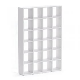 Nautilus Designs Boon - 24x Cube Shelf Storage System - 2180x1450x330mm - White BOON23-WHT