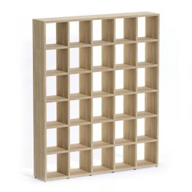 Nautilus Designs Boon - 30x Cube Shelf Storage System - 2180x1810x330mm - Oak BOON24-OAK