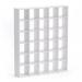 Boon - 30x Cube Shelf Storage System - 2180x1810x330mm - White BOON24-WHT