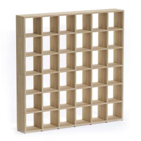 Nautilus Designs Boon - 36x Cube Shelf Storage System - 2180x2160x330mm - Oak BOON25-OAK