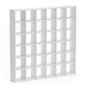 Nautilus Designs Boon - 36x Cube Shelf Storage System - 2180x2160x330mm - White BOON25-WHT