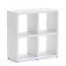 Boon - 4x Cube Shelf Storage System - 760x740x330mm - White BOON4-WHT