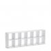 Boon - 12x Cube Shelf Storage System - 760x2160x330mm - White BOON6-WHT