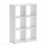 Boon - 6x Cube Shelf Storage System - 1120x740x330mm - White BOON7-WHT