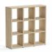 Boon - 9x Cube Shelf Storage System - 1120x1100x330mm - Oak BOON8-OAK