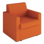 Wave Contemporary Modular Fabric Low Back Sofa - Armchair - Orange BSF/O600/OG