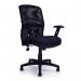 Jupiter Mesh Back Manager Armchair with Adjustable Lumbar Support - Black DPA6200ATGFBK