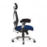 Ergo Ergonomic Luxury High Back Executive Mesh Chair with Chrome Base Certified for 24 Hour Use - ScubaBlack ERGO/YP082/BK