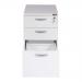 Aspire Desk High Pedestal - 800mm Depth - 730mm High - White ET/PED/800/WH