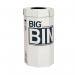 The picture shows a group of Acorn Recycling Bins, specifically the Acorn Big Bin Cardboard Recycling Bin. The bins have a size of 160 litres and measure 457x457x914mm. The pack includes 5 bins, and the product number is 142958.