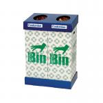 Acorn Office Twin Recycling Bin BlueGreen (95 litres each bin) 802853 NW44023
