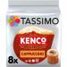 Tassimo Kenco Cappuccino Pods 16s (8 Drinks) - PACK (5) NWT001P