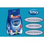 Tetley 2 Cup Tea Bags 275s NWT005