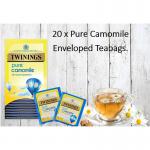 Twinings Pure Camomile Envelopes 20s NWT016