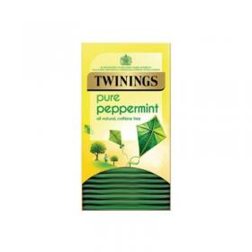 Twinings Pure Peppermint Herbal Infusion Enveloped Tea Bags (Pack of 20) - PACK (12) NWT017P