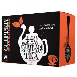 Image of Clipper Fairtrade Everyday One Cup 440 Tea bags NWT039