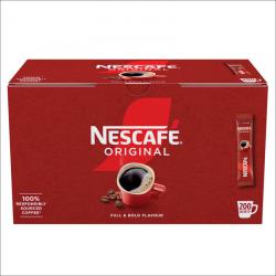 Nescafe One Cup Sticks Coffee Sachets (Pack of 200) New Smoother Taste NWT064