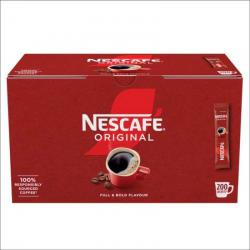 Nescafe One Cup Sticks Coffee Sachets (Pack of 200) New Smoother Taste NWT064