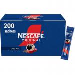 NESCAFE Original Decaf Instant Coffee Sachets - 200 x 1.8g Sticks NWT065