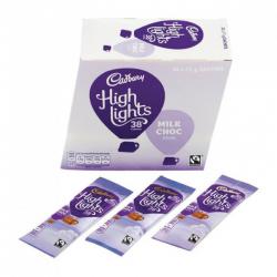 Cadbury Highlights Hot Chocolate Instant Sticks 11g (Pack of 30) NWT105